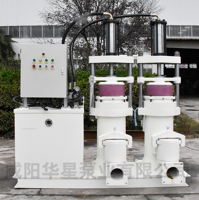 壓濾機節能進(jìn)料泵，液壓陶瓷柱塞泥漿泵
